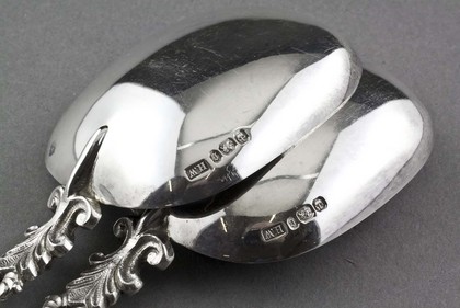 Victorian Silver Harvest Spoons